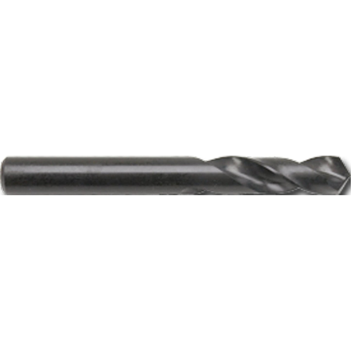 Stub Length Screw Machine Drill Bit, 9/32", High Speed Steel, 1-5/16" Flute, 135° Point