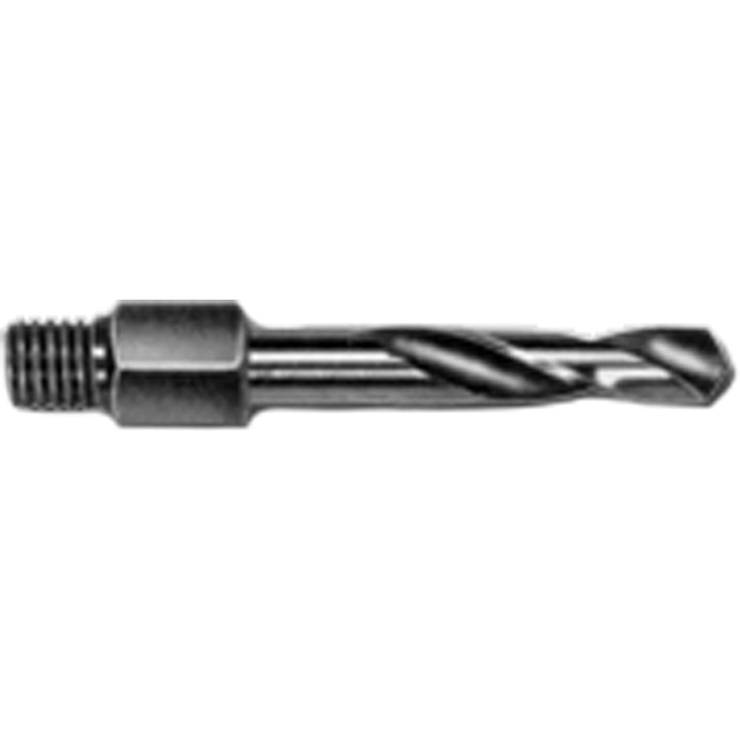 Threaded Shank Drill Bit Adapter, #30, High Speed Steel, 9/16" Flute