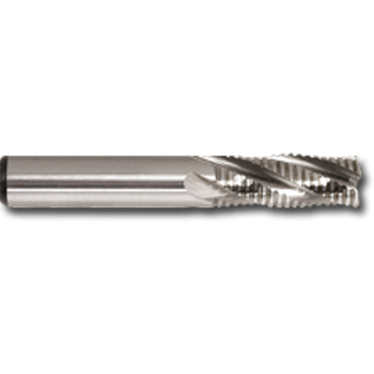 Weldon Shank Rip-R End Mill, 1-1/2" Dia., 6 Flutes, High Speed Cobalt