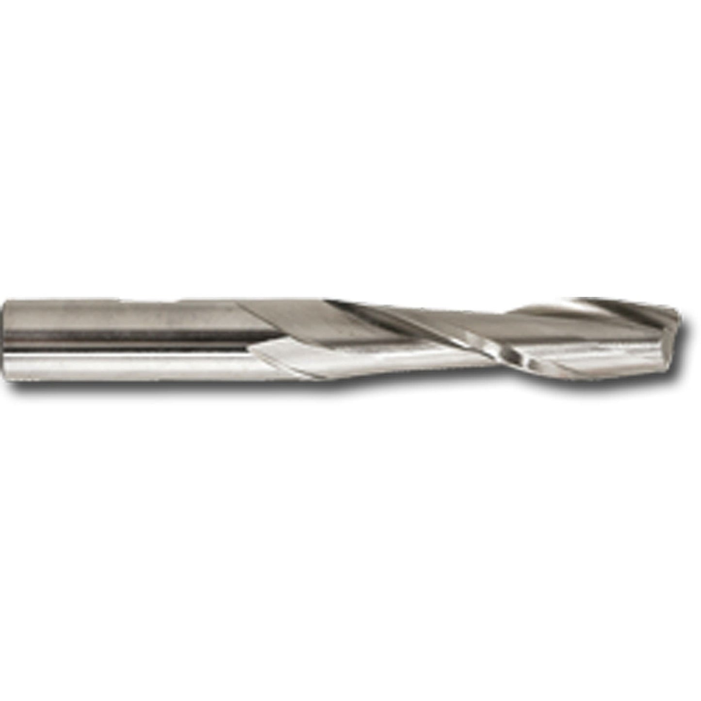 Long Series End Mill For Aluminum, 7/8" Dia., 2 Flutes, High Speed Steel