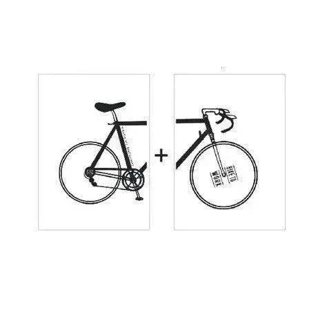 Cadre de vélo décoratif, décoration murale pour la maison