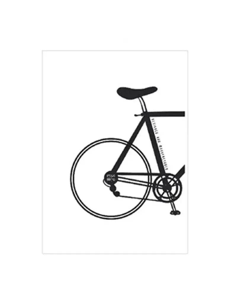 Cadre de vélo décoratif, décoration murale pour la maison