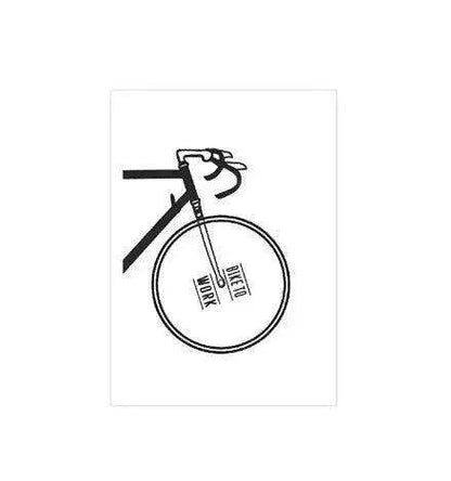 Cadre de vélo décoratif, décoration murale pour la maison