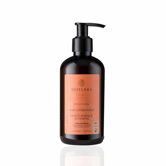 Après-shampoing hydratant et réparateur bio Bioterra – 200 ml