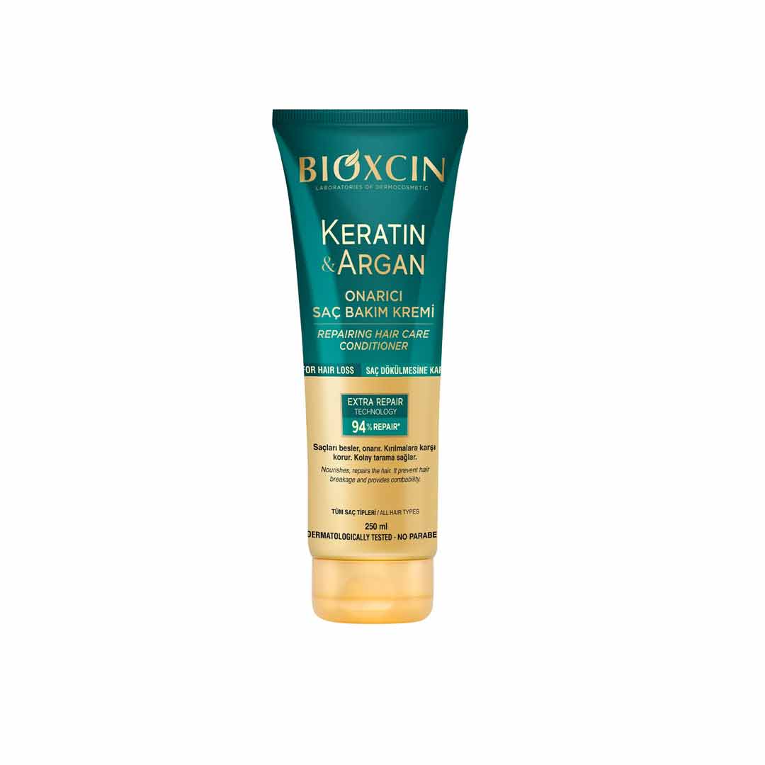 Après-shampooing réparateur Bioxcin à la kératine et à l'argan – 250 ml