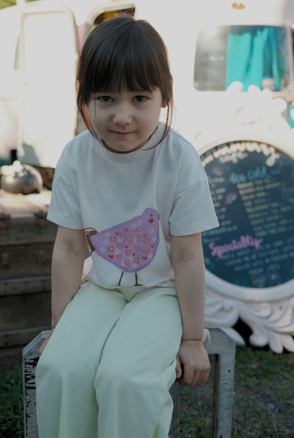 The Bird Tee - PETAL PINK