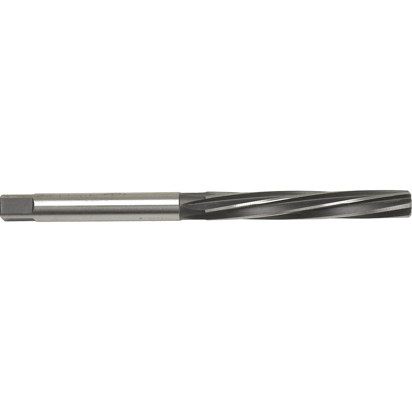 Hand Reamer, #6.5, Spiral Flute, High Speed Steel, Straight Shank