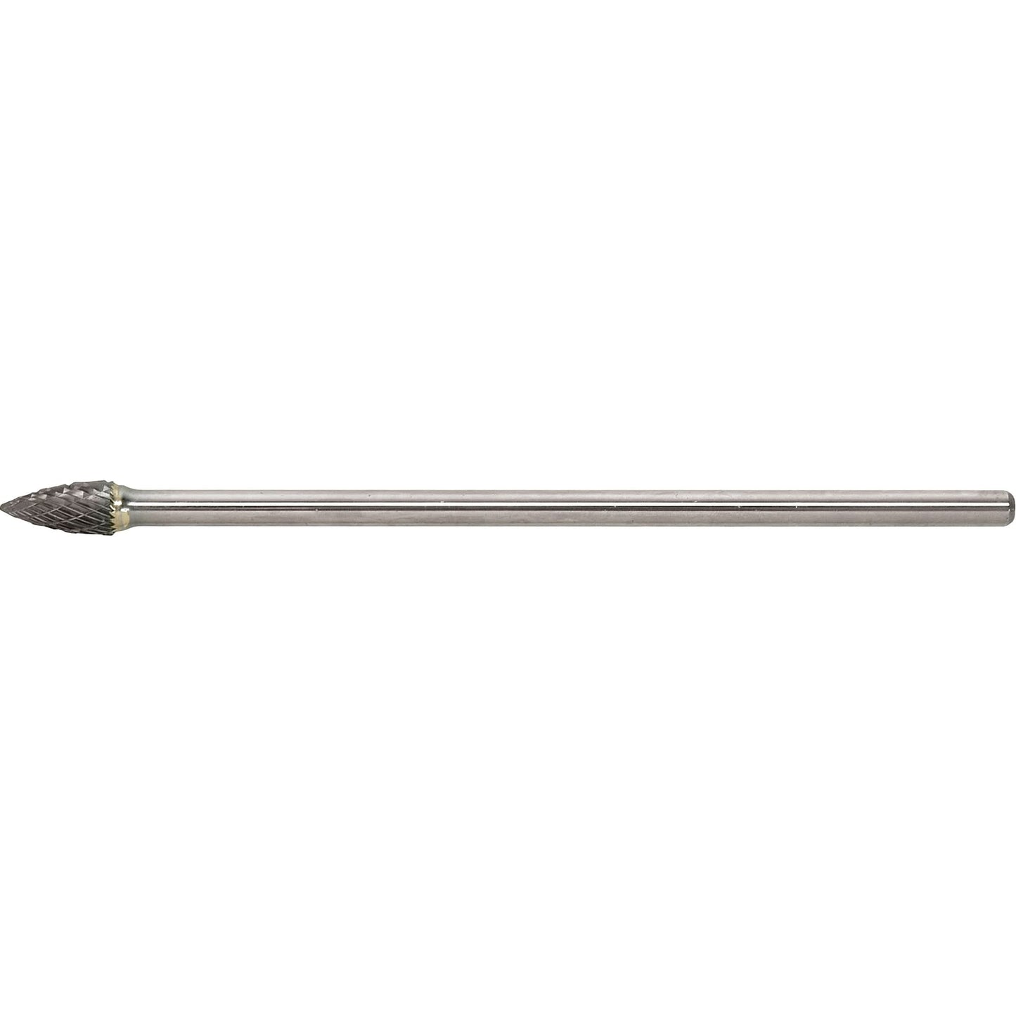 Solid Carbide Burr, SG-5L6, 1/2" Dia., 1/4" Shank, 1" Depth of Cut