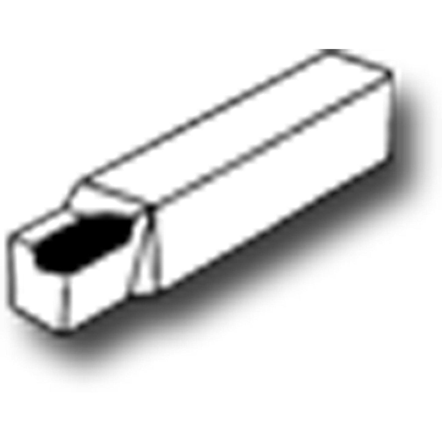 Carbide Tipped Brazed Single Point Tool, 4" Cutting Edge