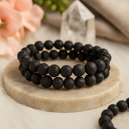 Lava Bead Bracelet | The Stone of Grounding