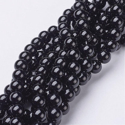Black Onyx Gemstone Bead