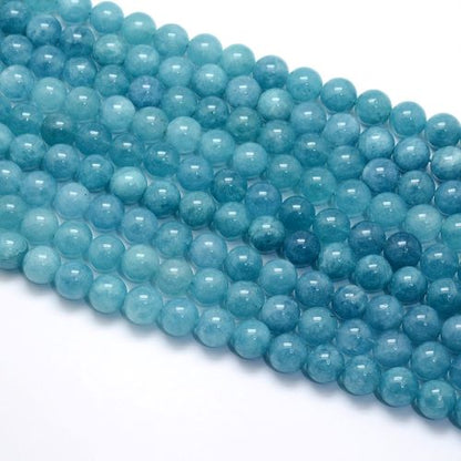 Blue Quartz Gemstone Bead