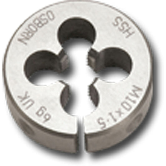 Filière ronde, filetage 5/16"-22, acier rapide