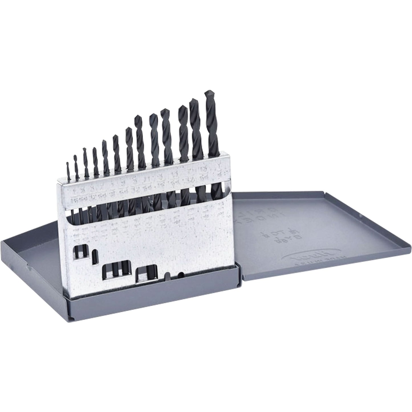 Hyper Jobber Length Drill Bit Set, 13 Pieces, High Speed Steel