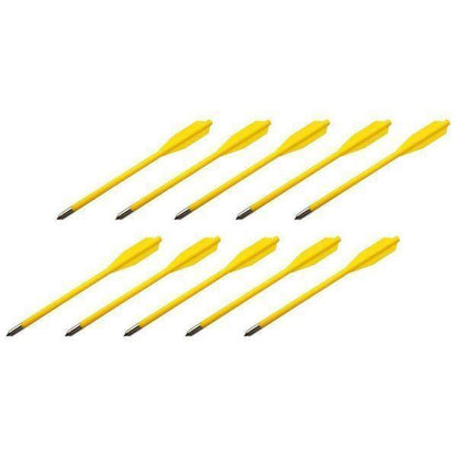 Bolt Crossbow Plastic Bolts With Metal Tips - 12 Pack