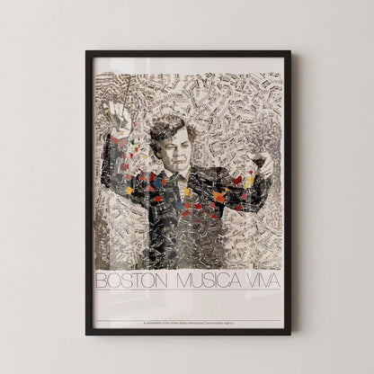 Boston Musica Viva Poster: Dynamic Vintage Music Art Print