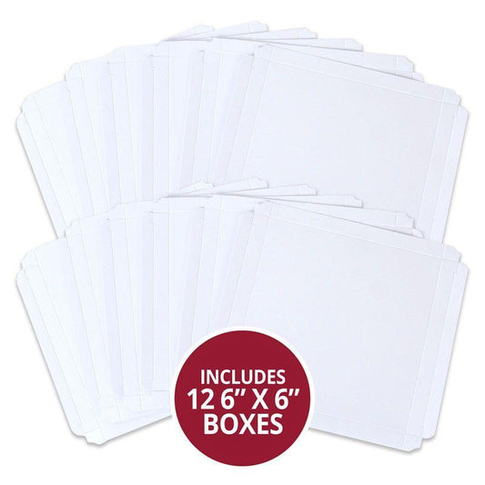 Handmade Card Boxes 6" x 6" - 12 x Boxes