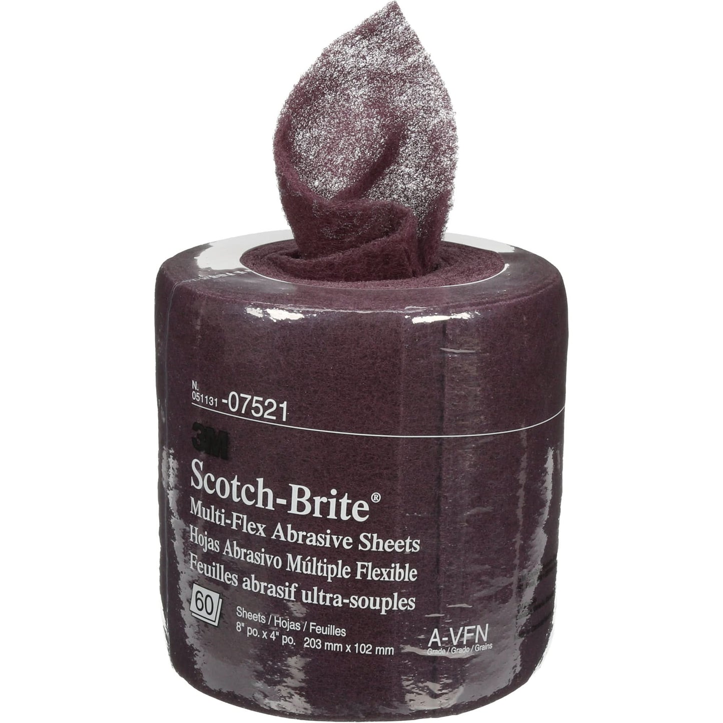 Scotch-Brite™ Sheet Rolls, Very Fine, 8" W x 6-2/3 yd. L