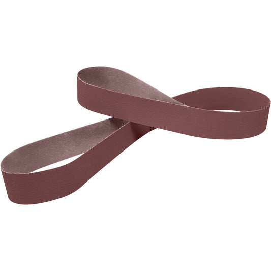Cloth Belt 341D, 4" W x 24" L, Aluminum Oxide, 80 Grit
