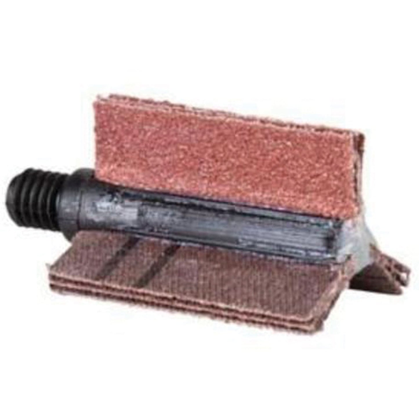 Plain Flap B-410 Bore Polisher, Aluminum Oxide, 120 Grit, 2-1/2" x 1-1/2" x