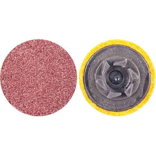 Quick-Change Cloth Disc, 3/4" Dia., 40 Grit, Aluminum Oxide