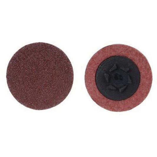 Quick-Change Cloth Disc, 3" Dia., 120 Grit, Aluminum Oxide