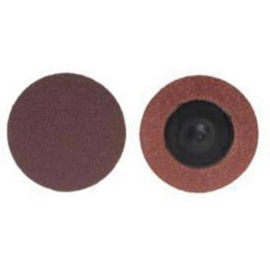 ALO Plus PowerLock® Cloth Disc, 2" Dia., 60 Grit, Aluminum Oxide
