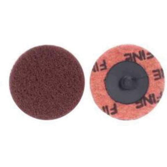 Disque à polir PowerLock® Abrasotex, 2 po de diamètre, grain fin, oxyde d'aluminium