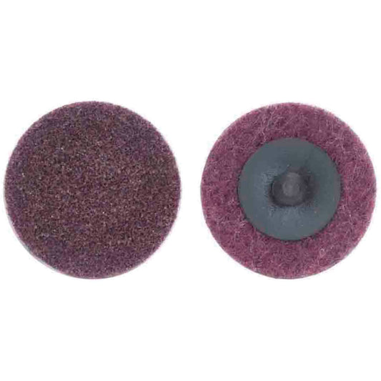 Disque de préparation de surface à changement rapide, 4 po de diamètre, grain moyen, oxyde d'aluminium