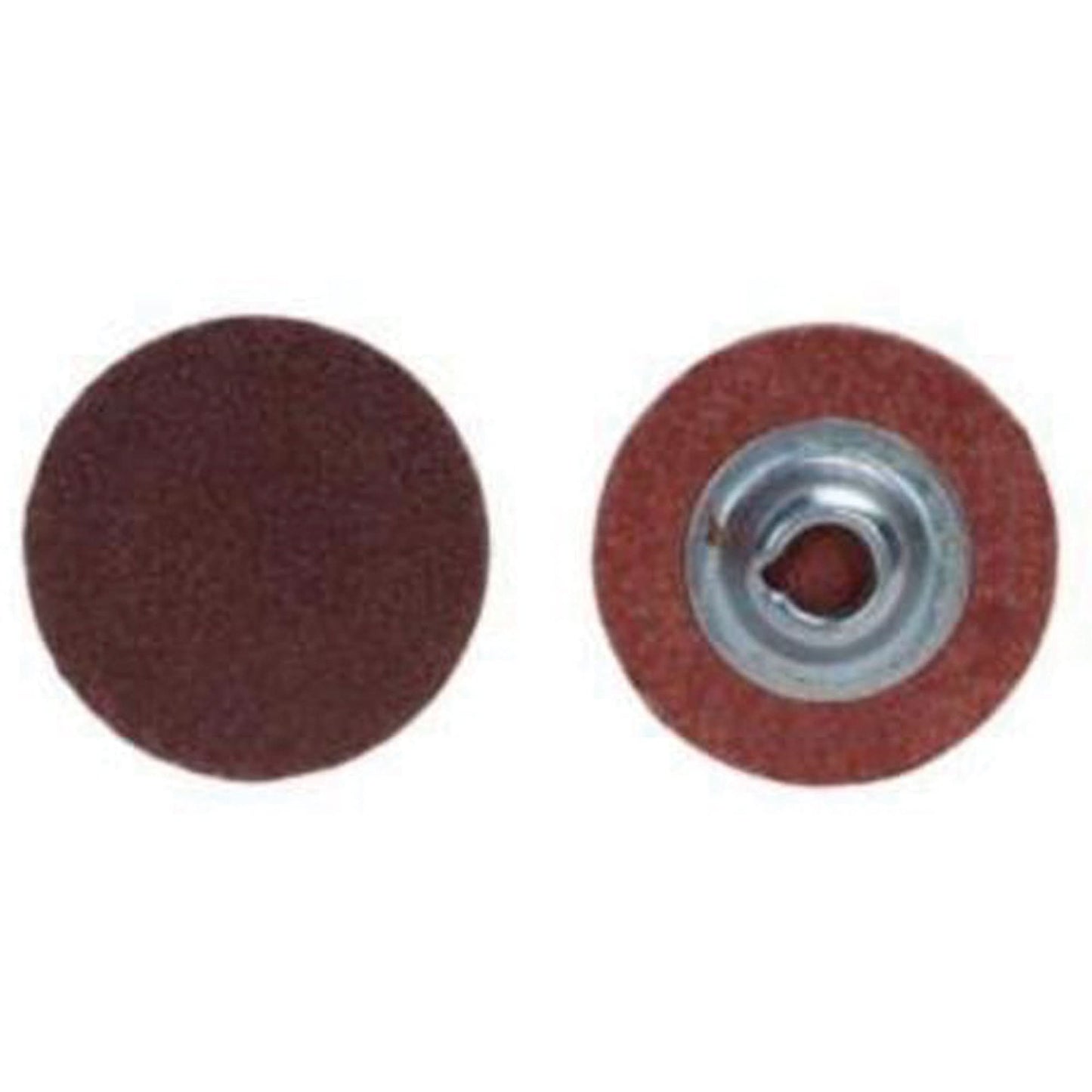 Quick-Change Cloth Disc, 3" Dia., 60 Grit, Aluminum Oxide