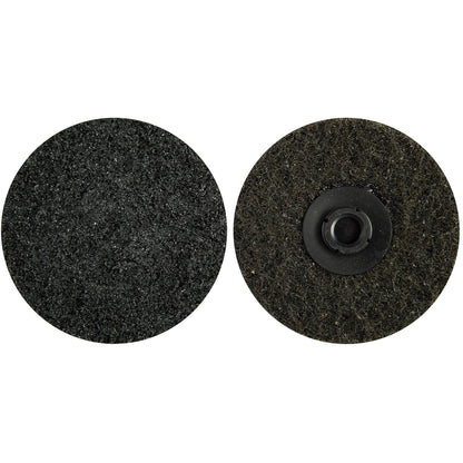 Non-Woven Quick-Change Discs, 3" Dia., Extra Coarse Grit, Aluminum Oxide