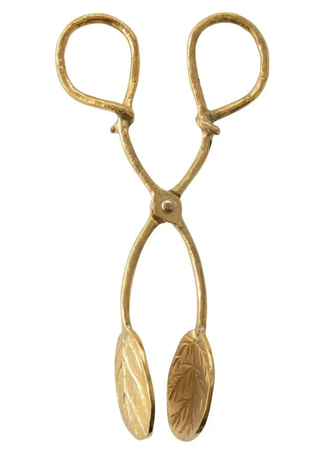 Brass Leaf Tongs