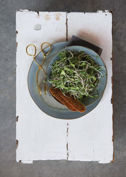 Brass Leaf Tongs