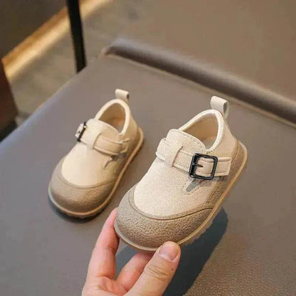 British Style Soft Bottom New Girls' Leather Shoes