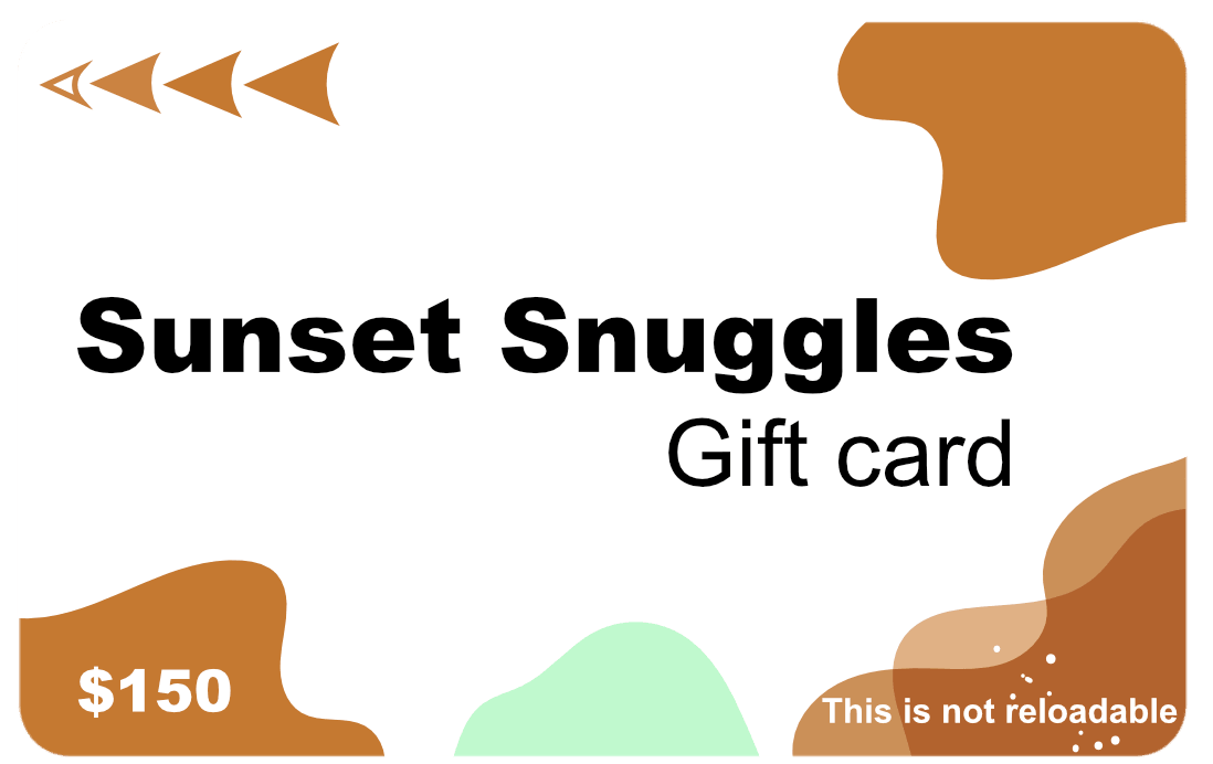 Sunset Snuggles Gift cards