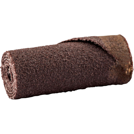 Cartridge Rolls, 80 Grit, 3/8" Dia., Aluminum Oxide, 1" L, 1/8" Arbor
