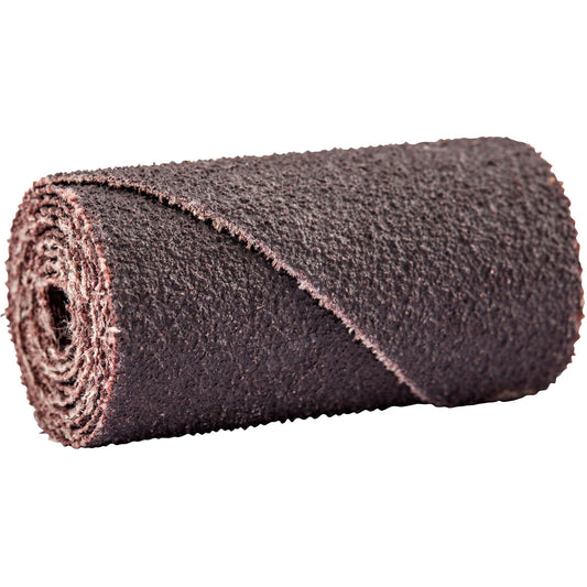 Cartridge Rolls, 50 Grit, 3/4" Dia., Aluminum Oxide, 1-1/2" L, 3/16" Arbor