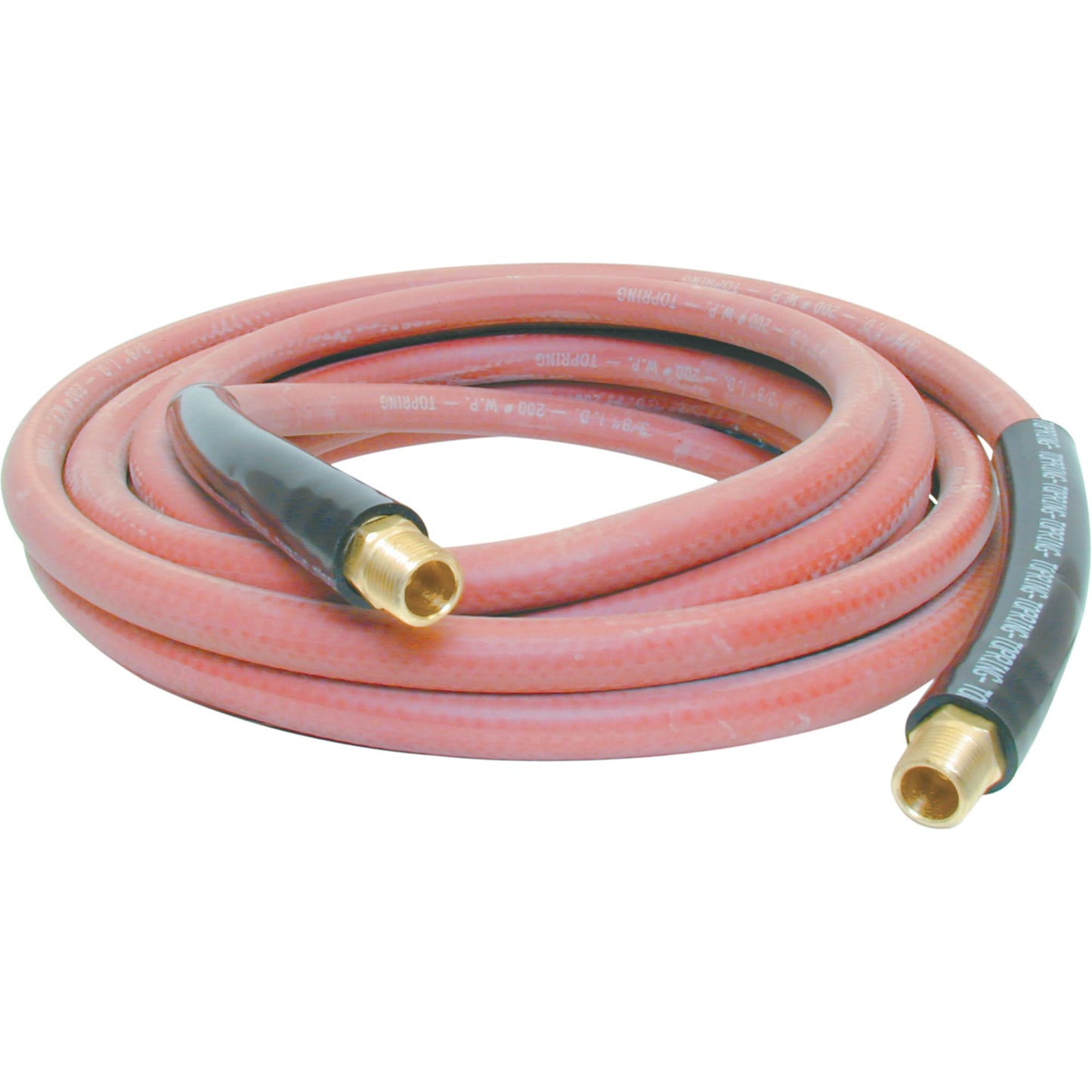 Airflex General Purpose Hoses, Air, Rubber, 1/2" dia. x 35', 200 psi, 1/2 NPT