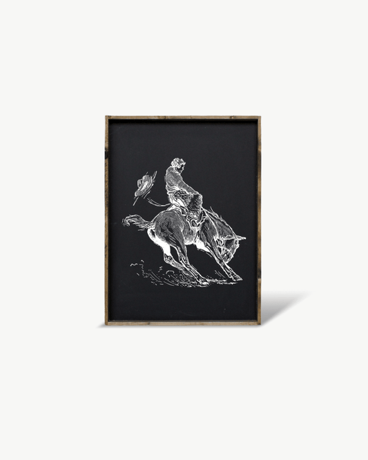 Bucking Bronco Sign
