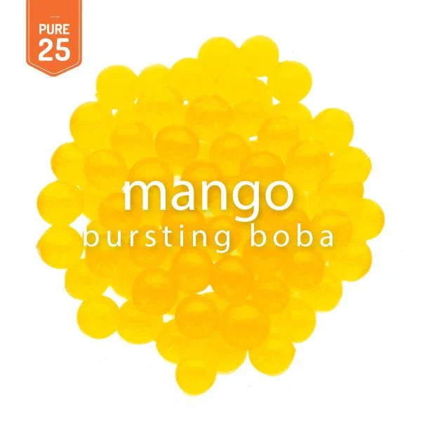 Mango Bursting Boba Pure25 - Popping Boba - Bossen - Canada - Ships Free Within Canada on Orders Above CAD $199
