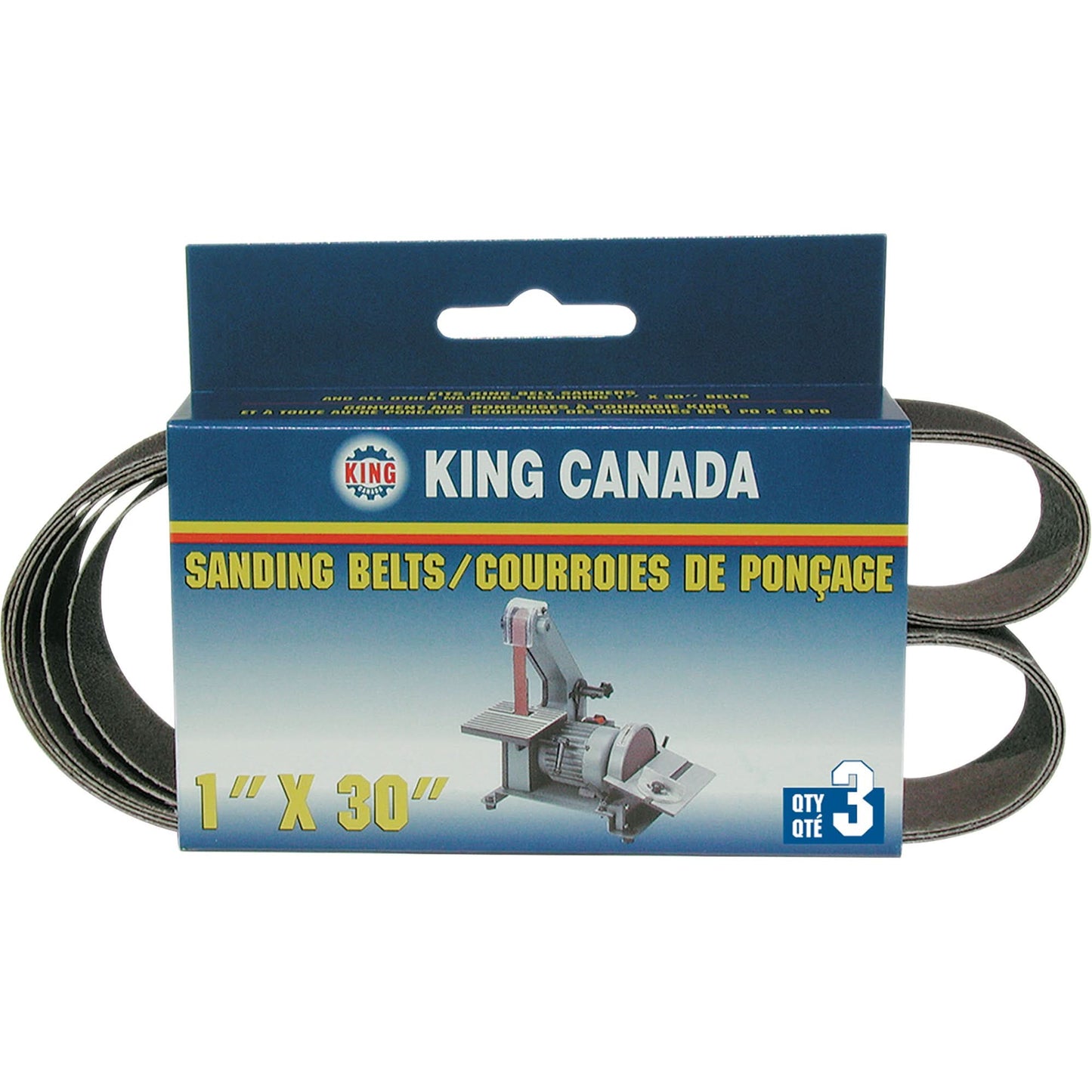 Sanding Belt, 1" W x 30" L, 100 Grit
