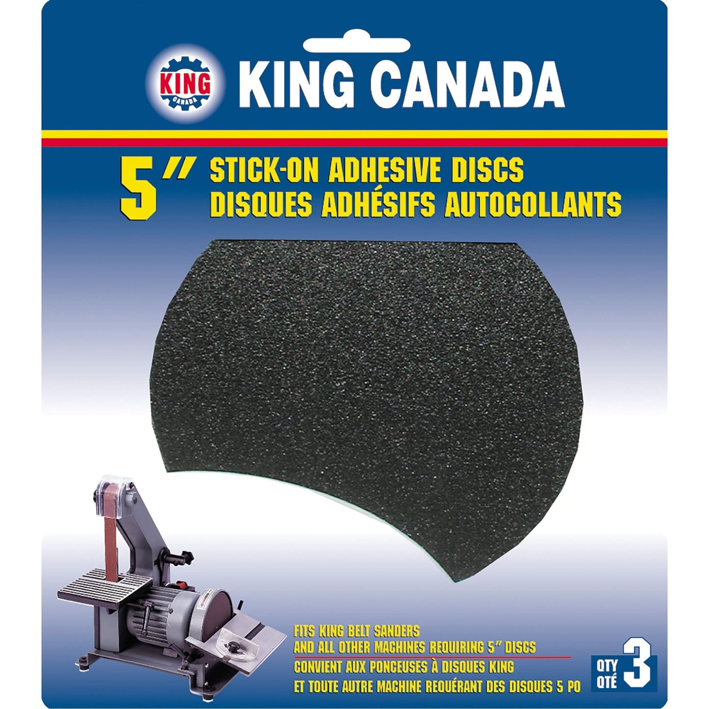Wood Sanding Disc, 5" Dia., 100 Grit