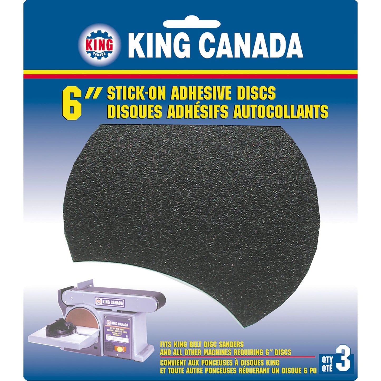 Wood Sanding Disc, 6" Dia., 60 Grit