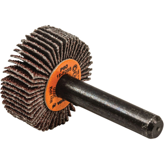 Flap Wheels - Coolcut™ Flap Wheels, Aluminum Oxide, 60 Grit, 1" x 3/8" x 1/4"