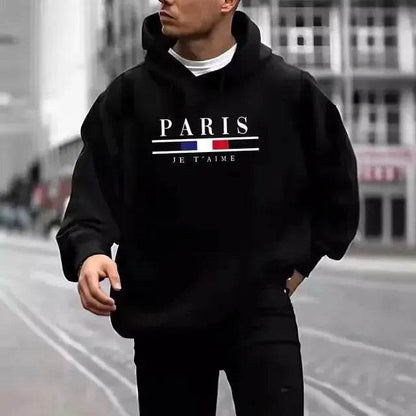 Casual Autumn And Winter Thick Cashmere sweatshirt Hoodie Pullover for men