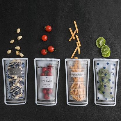 Food Storage Bag Reusable Ziplock Bags Cookie seal Bag