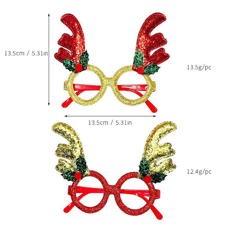 Christmas Creative Party Gathering Dress Up Glasses