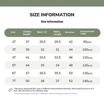 Boys' Short-sleeved Cartoon Cute Short Sleeve Shorts Two-piece  for boys