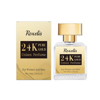 ROXELIS 24K PURE GOLD Unisex Perfume Long Lasting Charm Perfume