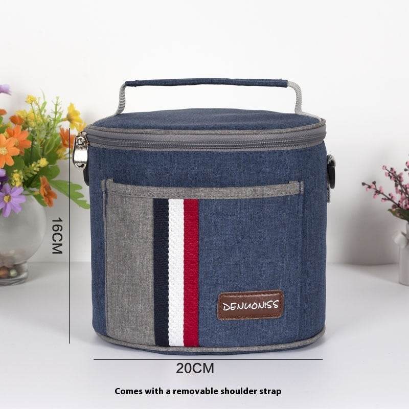 Women Fashion Thermal Insulated Denim Work Lunch Bag